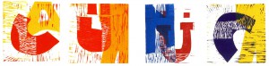 Buchstaben farbig
