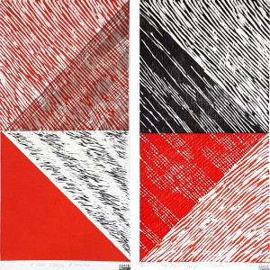 Rot Grau Schwarz